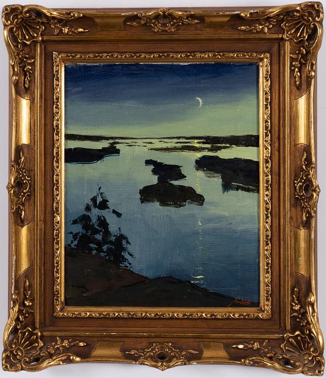 Axel Lind, Twilight landscape.