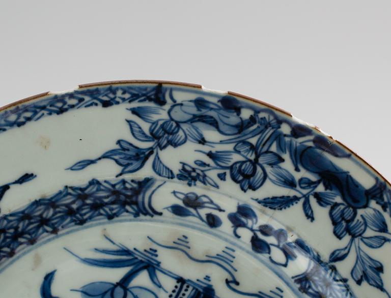 TALLRIKAR, 9 st, porslin, Kina, 1700-/1800-tal.