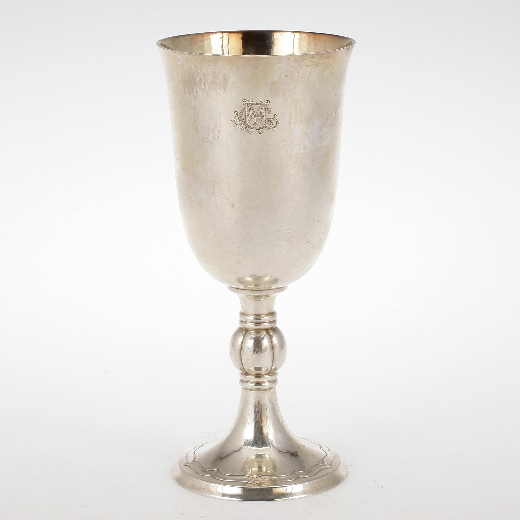 KALK, silver, svenska importstämplar, 1900-talets första hälft. Vikt ca 170 gram.