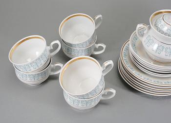 A 1950s porcelian tea service.