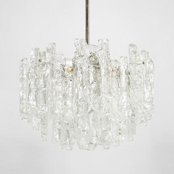 Taklampa, "Ice block chandelier", J.T Design, Kalmar, Österrike, 1960-tal.