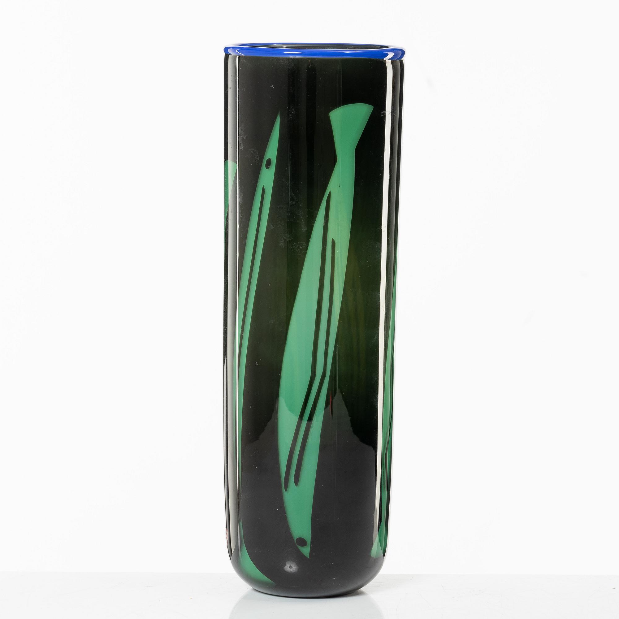 Anne Nilsson, vas, glas, Orrefors 1988.