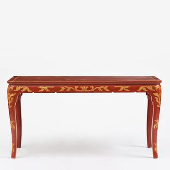 Carl Malmsten, a Swedish Grace table, cabinetmaker Albin Johansson, Stockholm, for Villa Kvikkjokk, 1927.