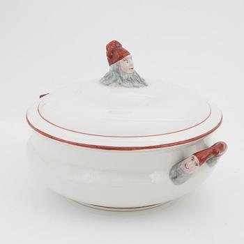 Julservis, 25 delar, flintgods, "Herrgårdsjul", Rörstrand.