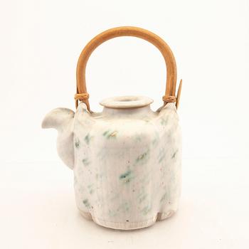 Gösta Grähs, a signed stoneware tea pot own workshop.