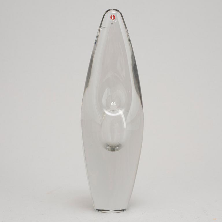 Timo Sarpaneva, vase 'Orkidé', Iittala, signed.
