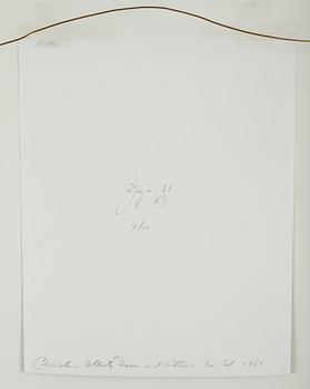 JOCK STURGES, silvergelatinfotografi, sign och dat -89, numr 7/10.