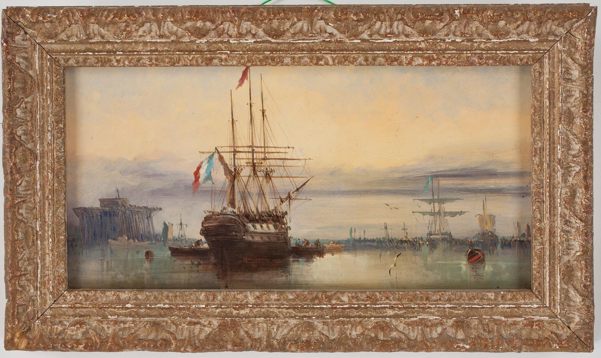 FRANCIS MOLTINO. Tillskriven. Olja på pannå. Ej sign.