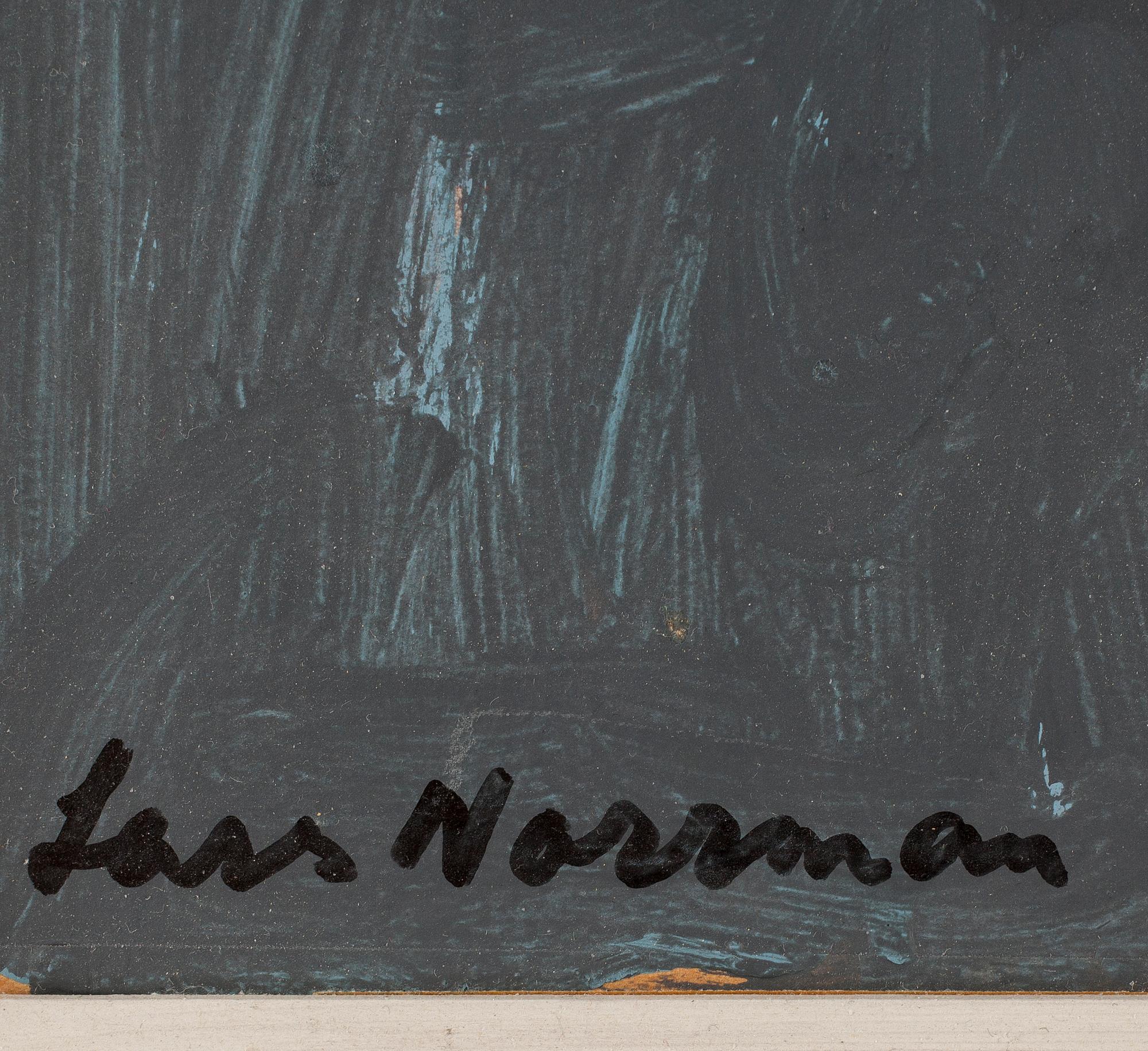 LARS NORRMAN, olja på papper, signerad.