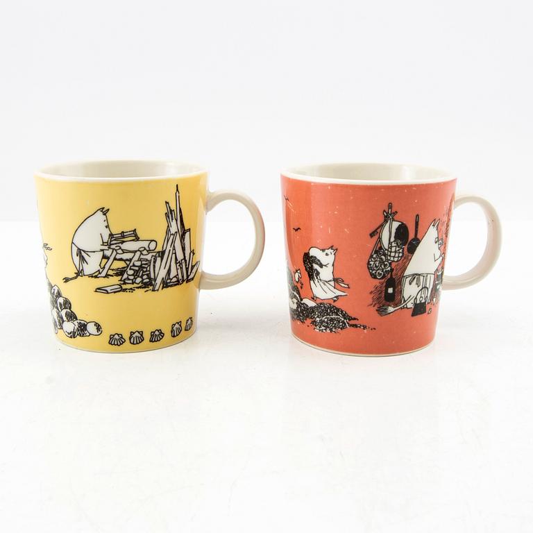 Muminmuggar, 2 st, Moomin Characters, Arabia Finland, 1991-99.