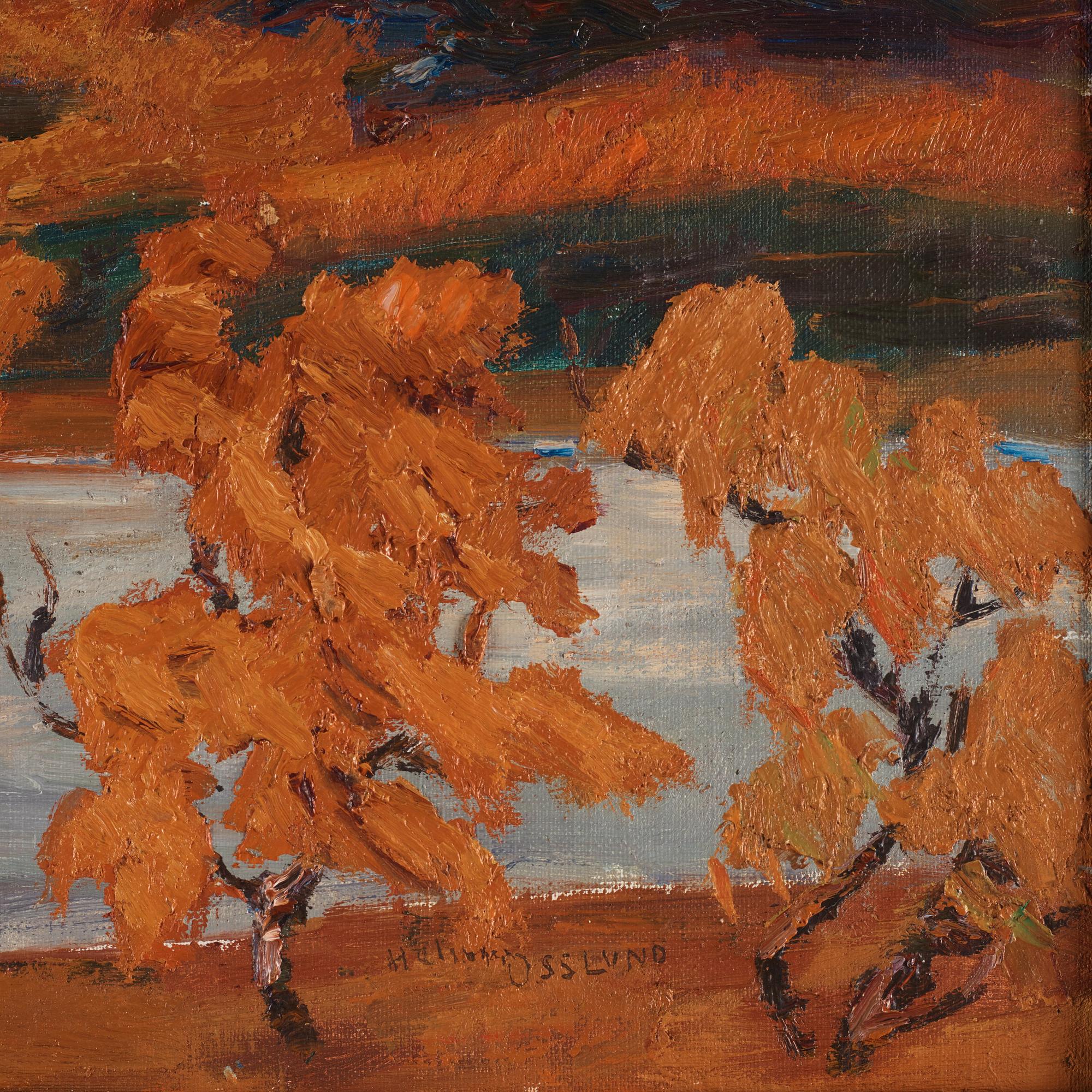 Helmer Osslund, "Höst, Stora Sjöfallet".