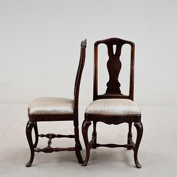 STOLAR, 4 st, senbarockstil, omkring 1900.
