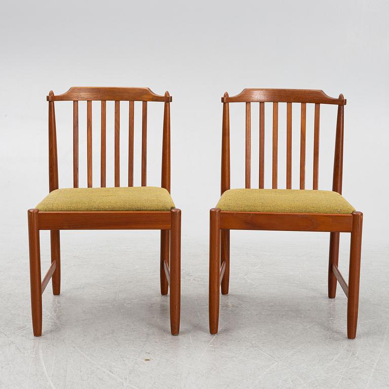 Svante Skogh, a dining table and four chairs, "Bosse", Sweden, 1960s.