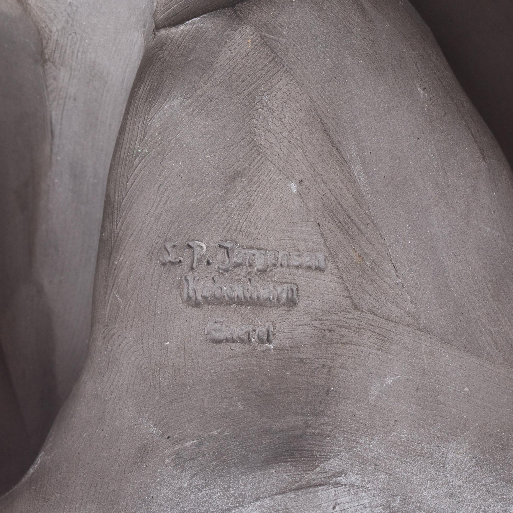 PER HASSELBERG, keramik, signerad, stplr E P Jörgensen, Köpenhamn.