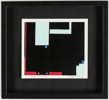 Olle Baertling · OLLE BAERTLING, färgserigrafi,1951-68, signerad och numrerad 134/300.