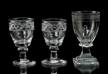 PARTI GLAS, 8 st, 1800-tal.