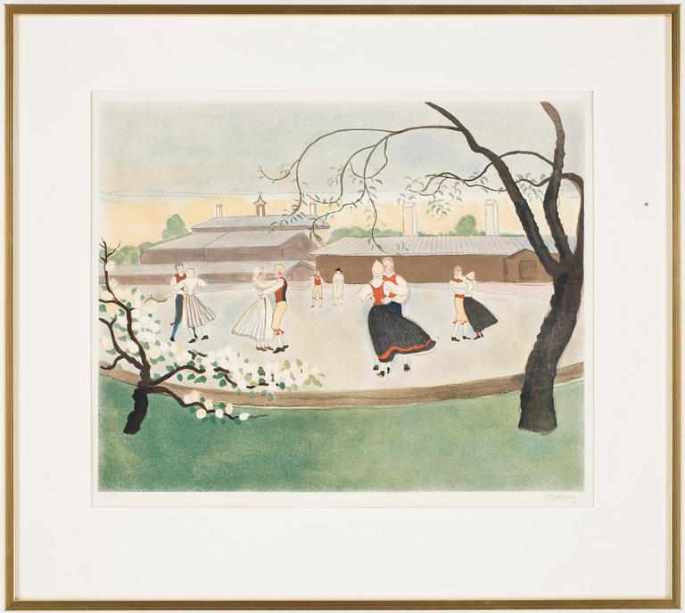 EINAR JOLIN, färglitografi, signerad och numrerad 24/360.