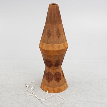 Golvlampa furu 1970-80-tal.