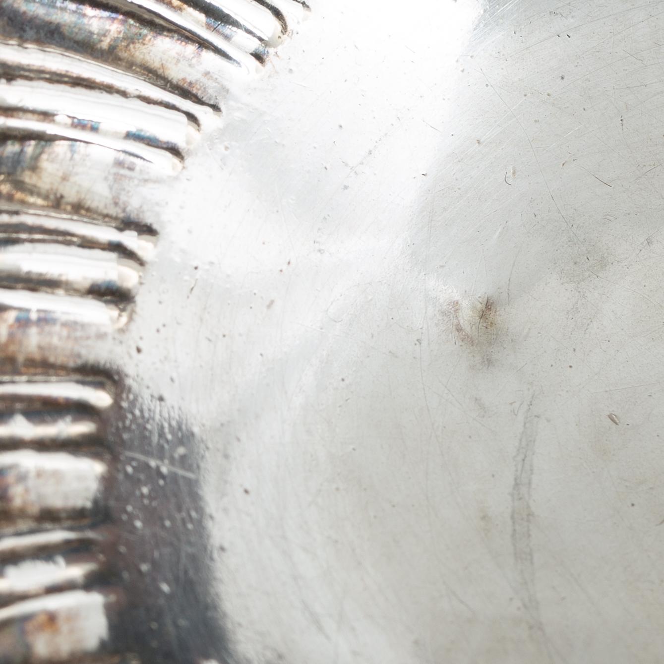 Te- och kaffeservis, 3 delar, samt sockerskål, silver, bl a E. Silver & Co, Sheffield, England 1946-47.