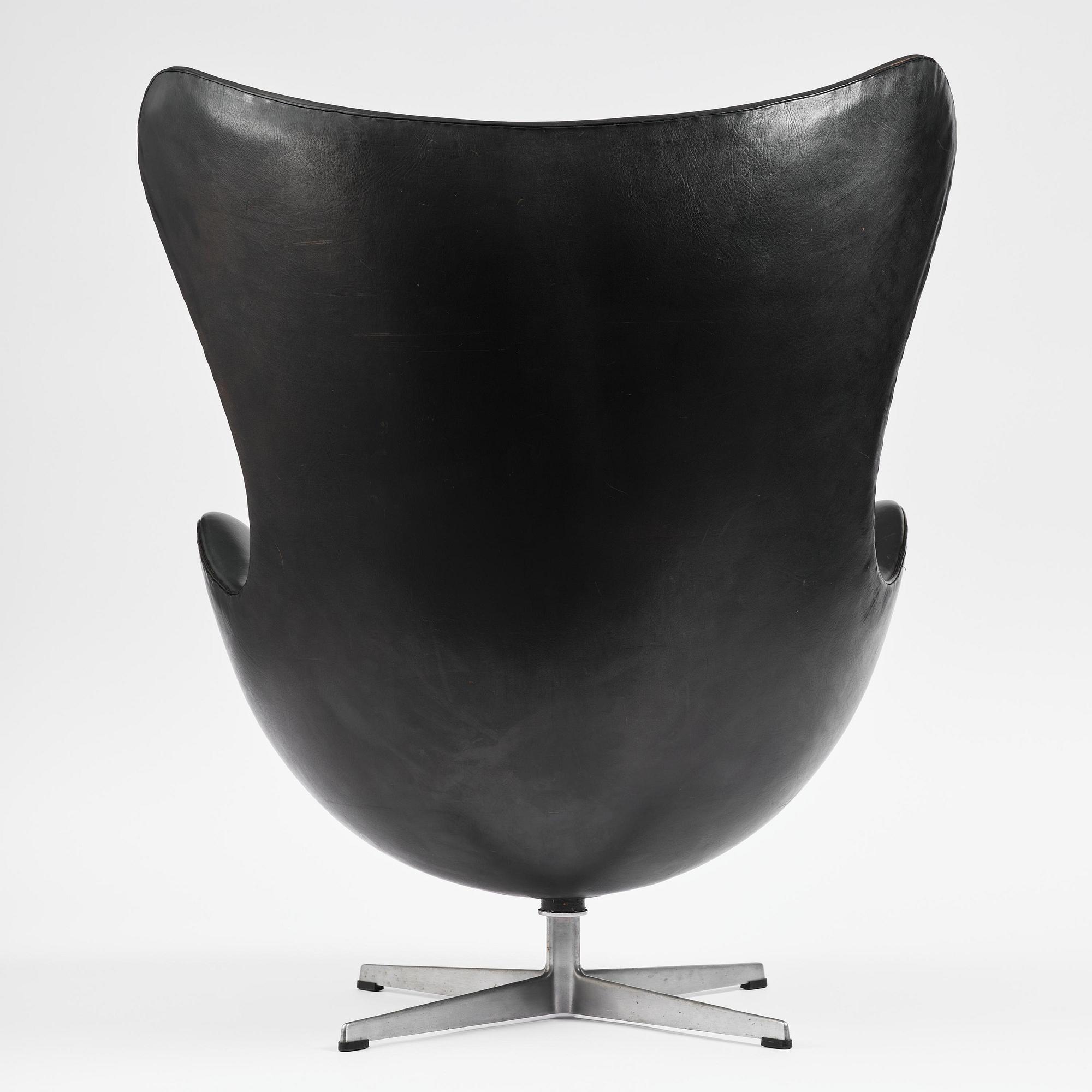 Arne Jacobsen, fåtölj, "Ägget", Fritz Hansen, Danmark, 1967.