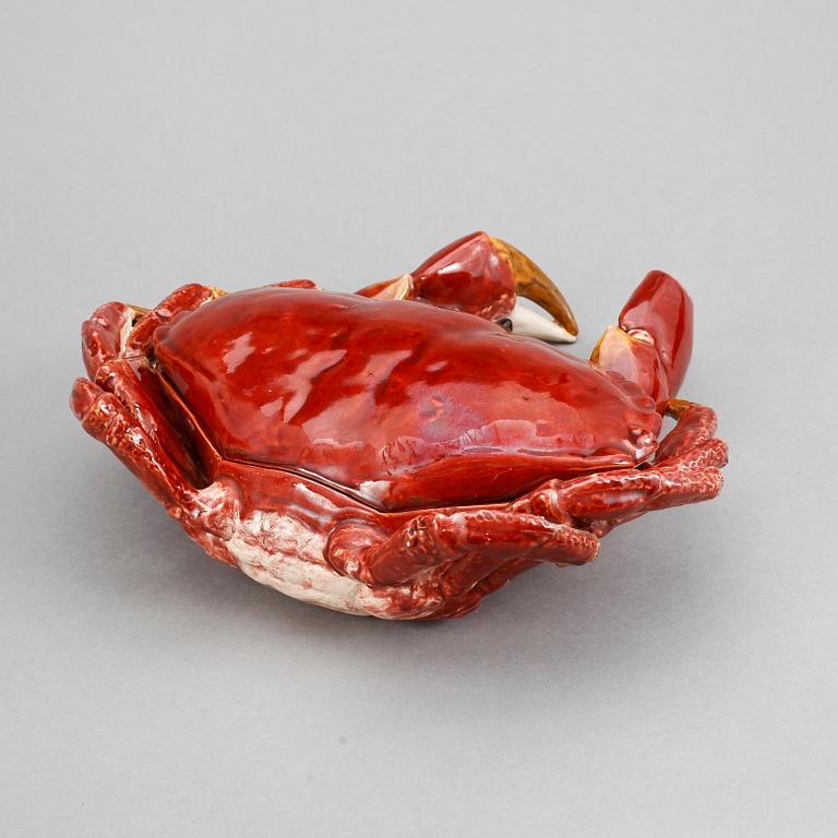 SKÅL med LOCK, keramik, Portugal, 1900-tal.