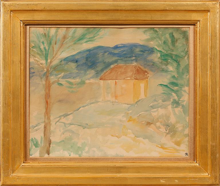 IVAN IVARSON, akvarell, signerad.