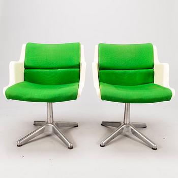 YRJÖ KUKKAPURO, Nojatuoleja 4 kpl, malli ABS 3428X, Haimi 1970-luku.