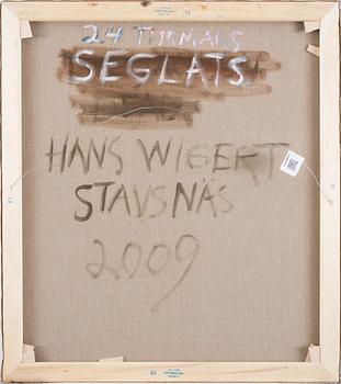 HANS WIGERT, oil on canvas, on verso signed and dated Stavsnäs 2009.