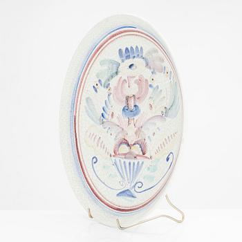 Birger Kaipiainen, tallrik, keramik, signerad BK Arabia Suomi.