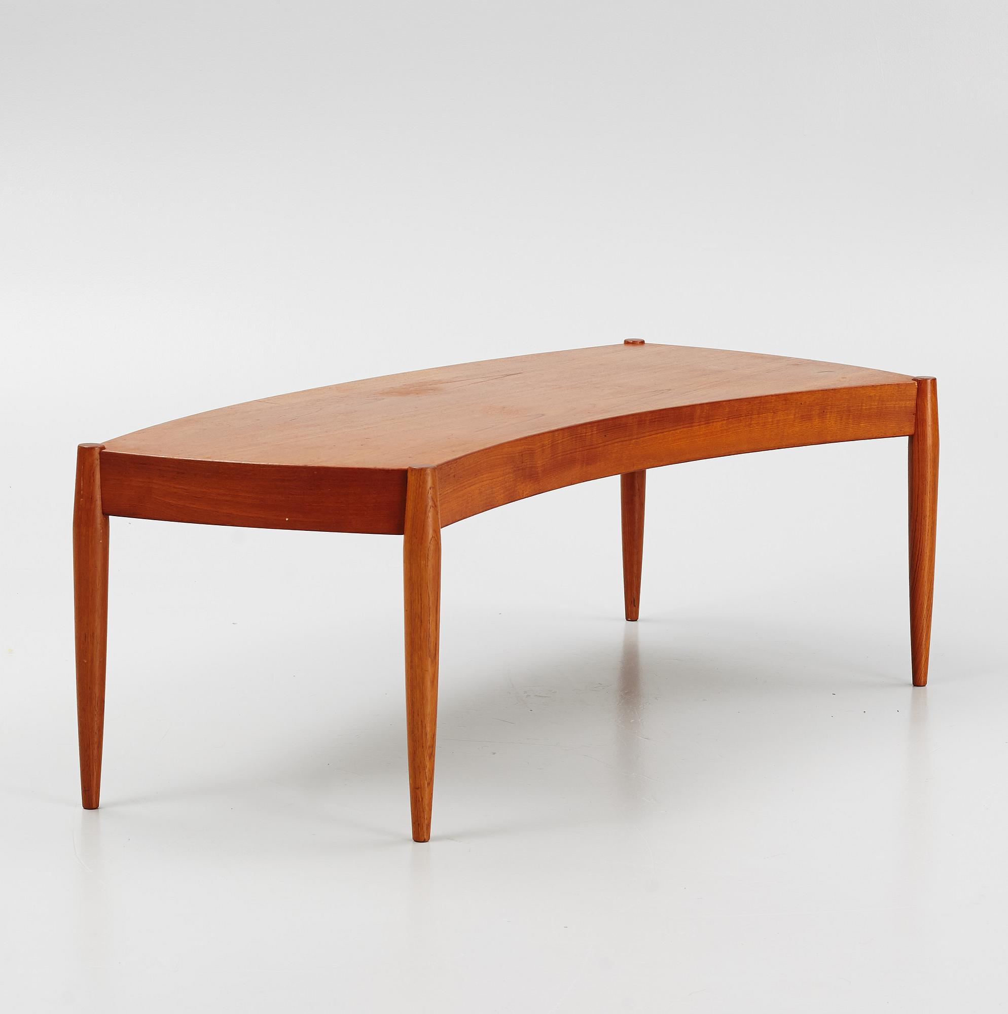 Johannes Andersen, a coffee table, trensum, 1960's.