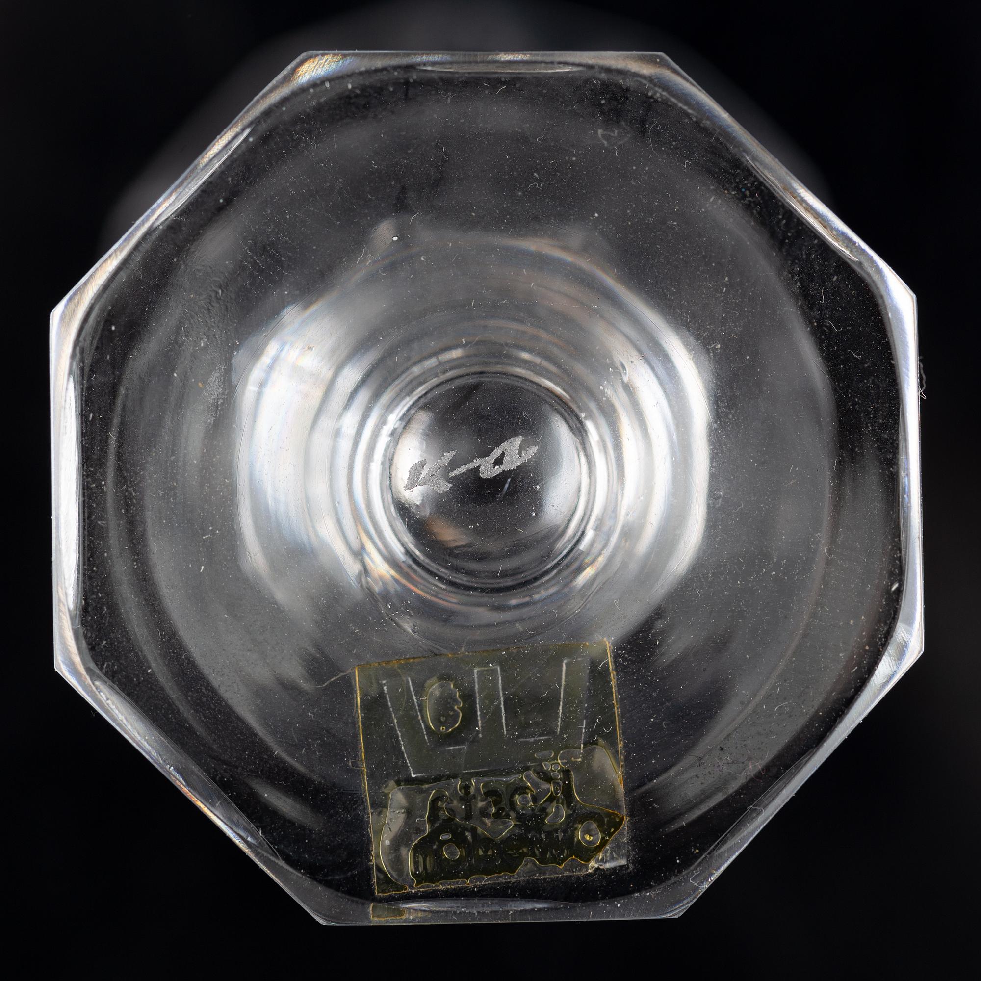 Elis Bergh, a part 'Karlberg' glass service, Kosta Boda (48 pieces).