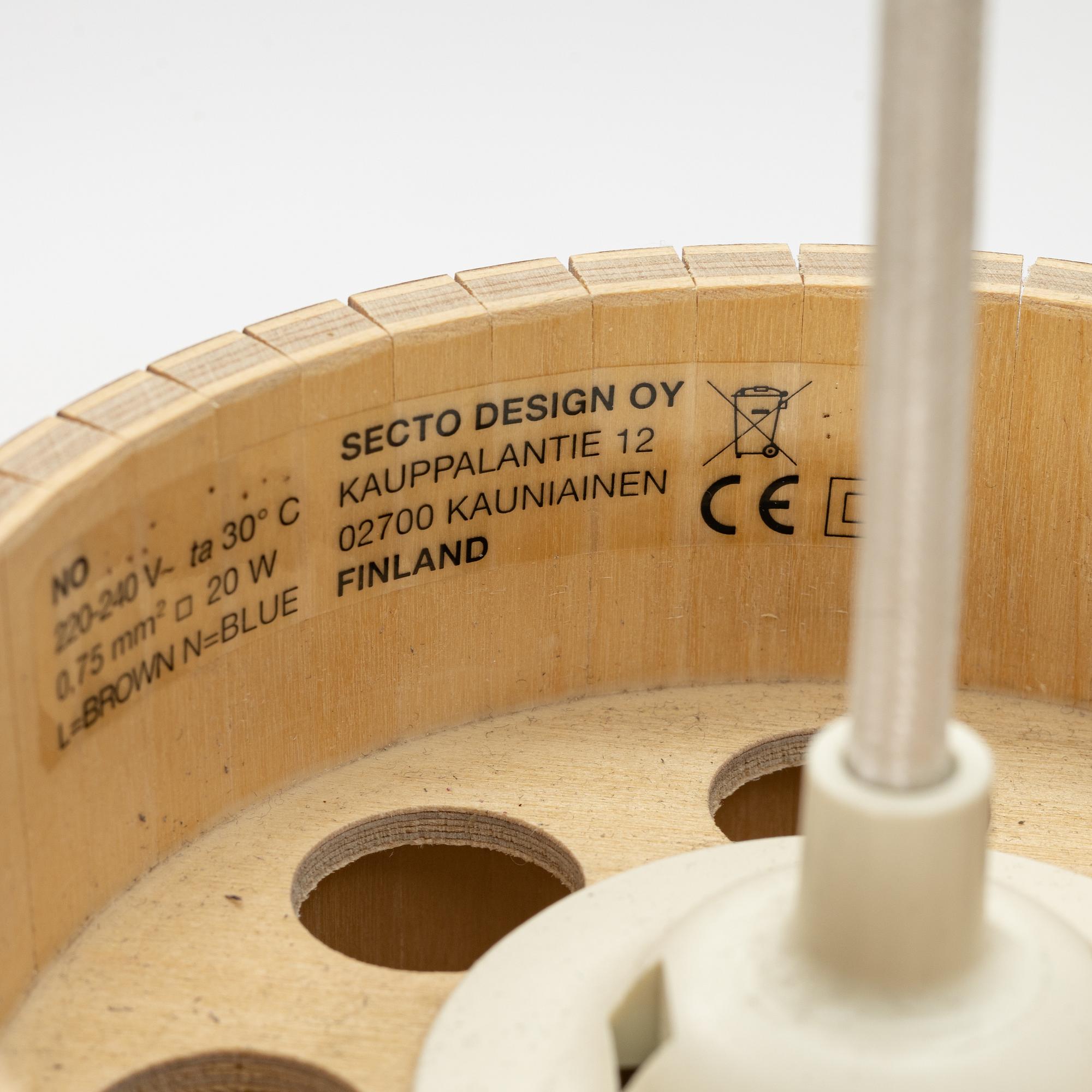 Seppo Koho, taklampa, "Octo 4240", Secto Design.