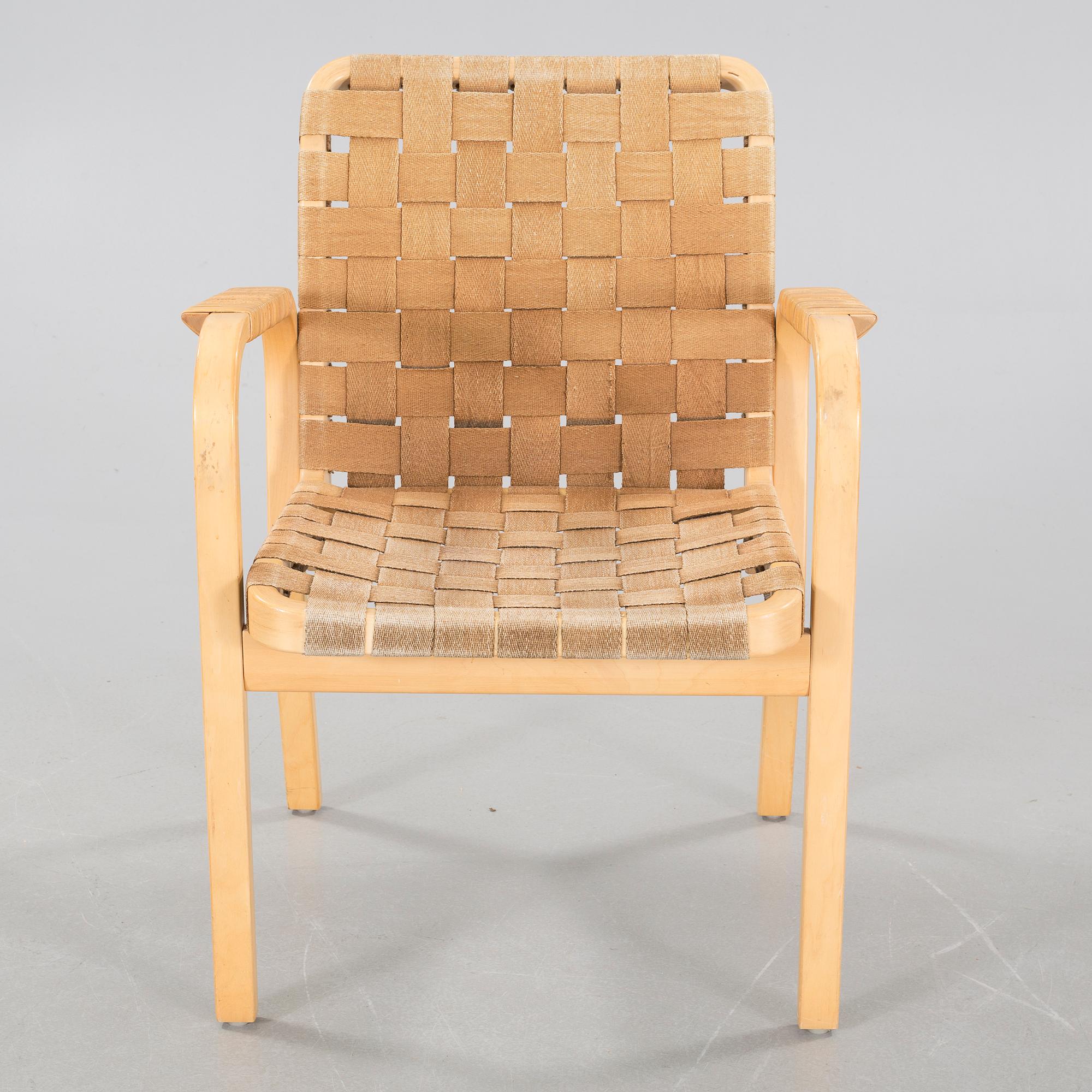 A model 45 armchair, designed by Alvar Aalto, Artek, 20th century.