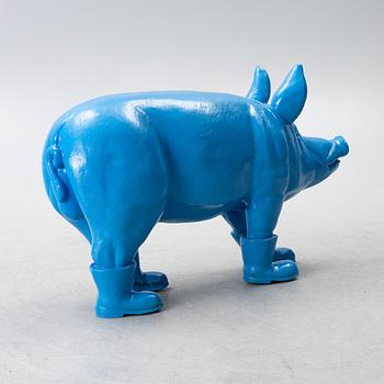 William Sweetlove, "Cloned blue father pig" (Blue).