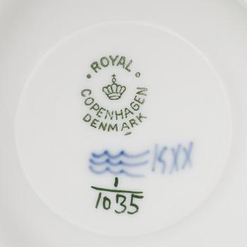 SERVISPORSLIN, 12 delar, musselmålat, Royal Copenhagen.