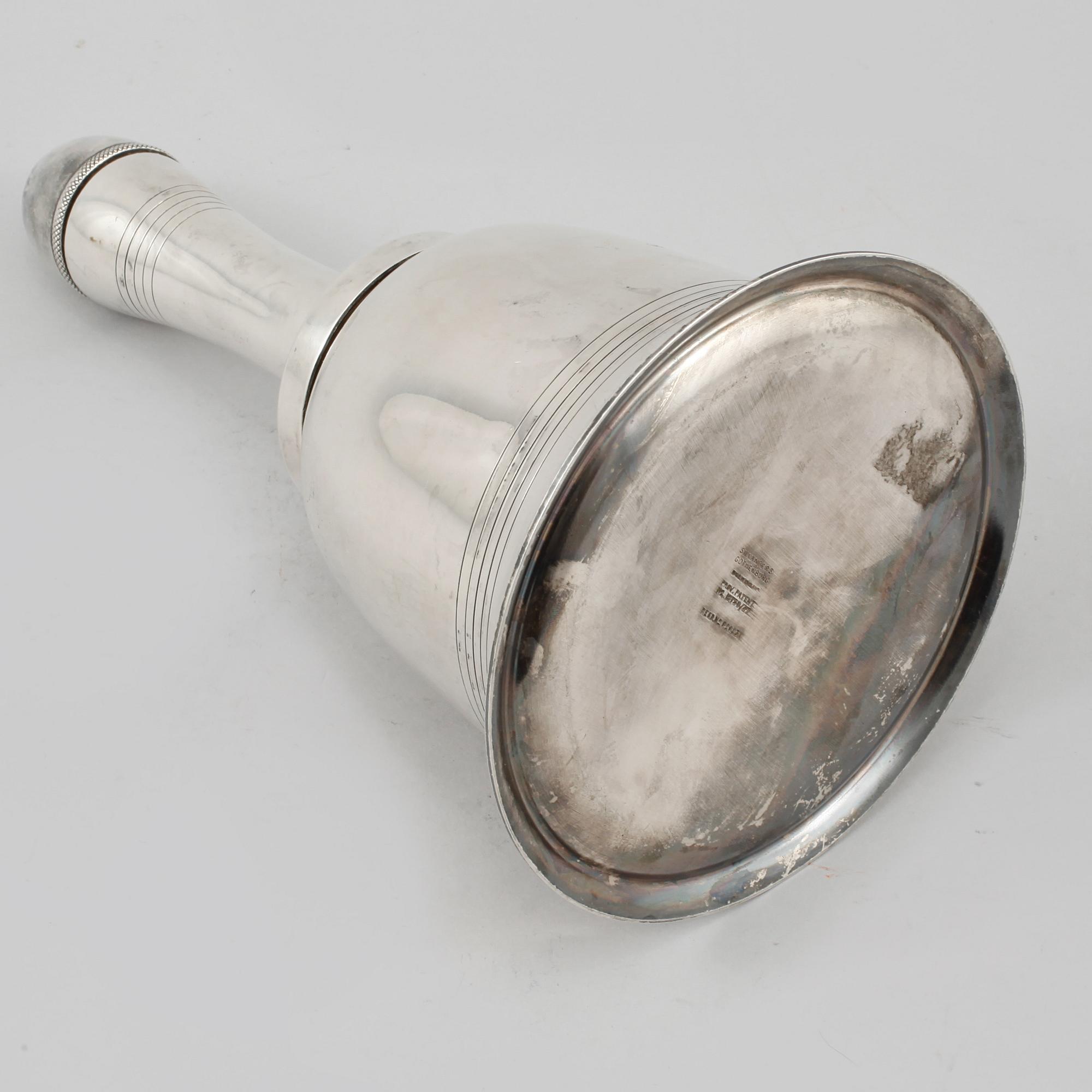 SHAKER, nysilver, England, 1900-talets första hälft.