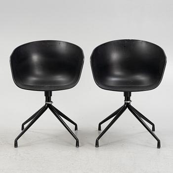 Hee Welling, stolar 6 st,  "About A Chair" modell AAC121, Hay, Danmark.