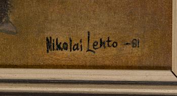 Nikolai Lehto, Mamma och tre barn.