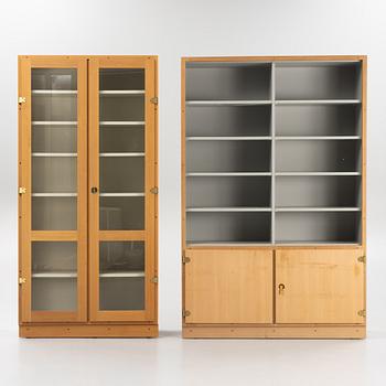 Børge Mogensen & Grethe Meyer, a four-piece book case, 'Boligens Byggeskabe', second half of the 20th century.