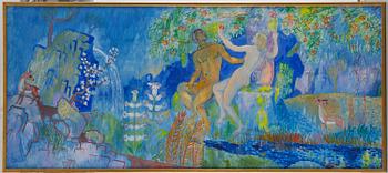 Isaac Grünewald, "Par under Edens Äppelträd" from Paradissviten.