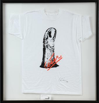 CÉSAR (BALDACCINI), screentryck på T-shirt, sign o numr.