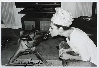 AUTOGRAFBILD, signerad Terry Richardson, 2000-tal.