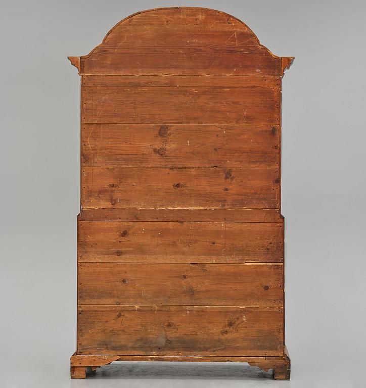 Skrivskåp, allmoge, Fryksdalen, Värmland, daterat 1841.