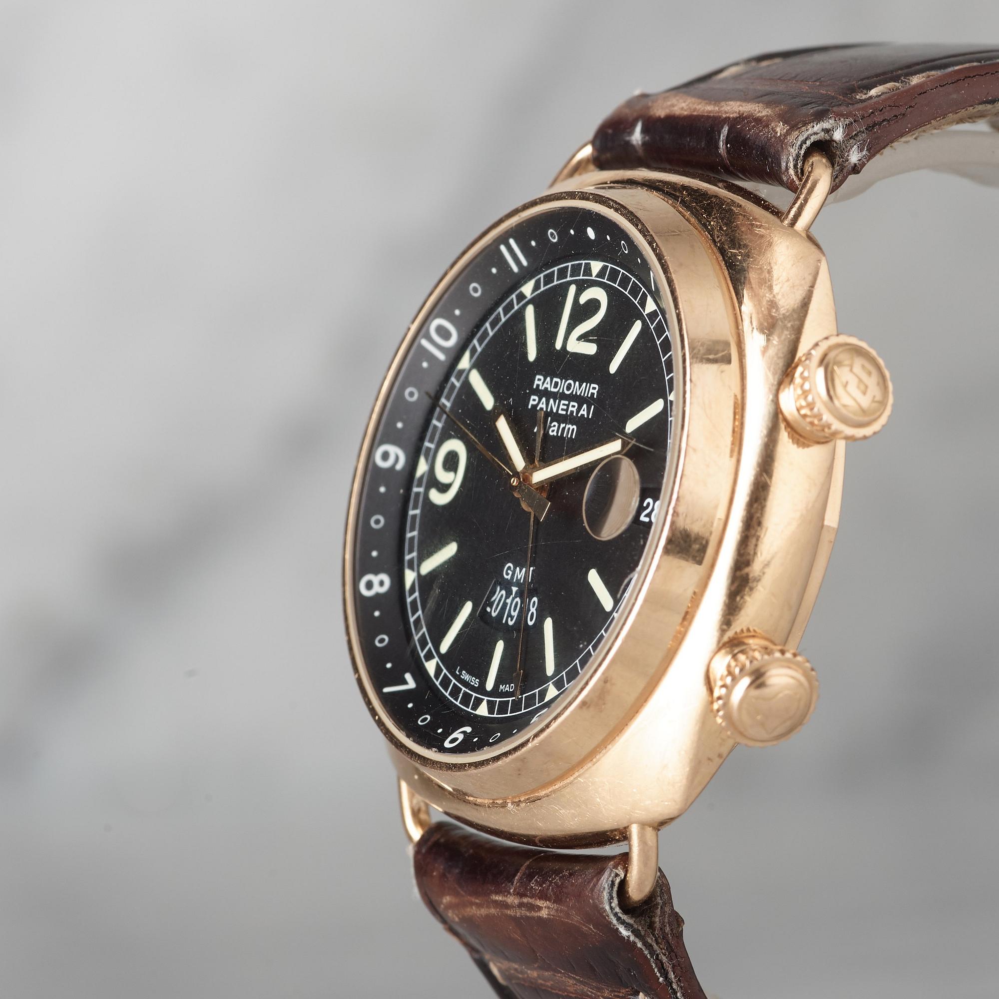 Panerai radiomir alarm clearance