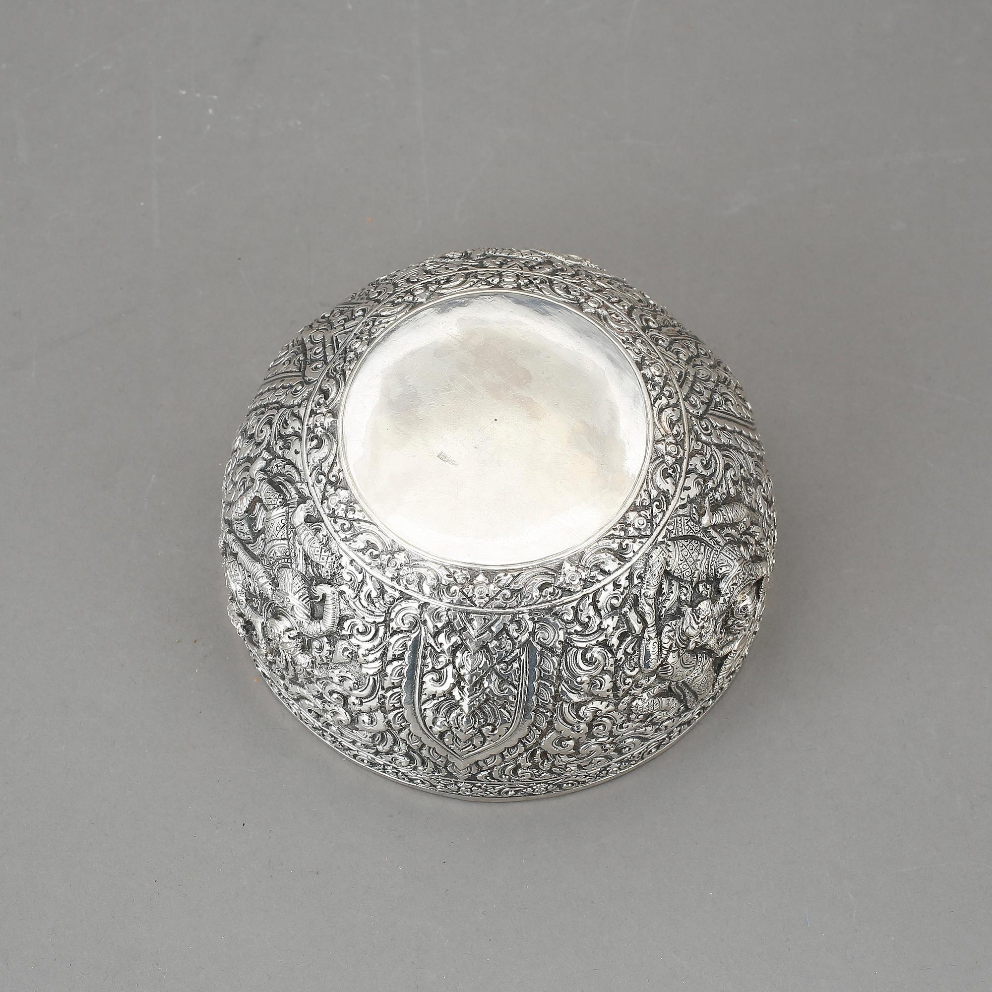 SKÅL, silver. Svenska importstämplar, 1900-tal. Vikt 205 g.