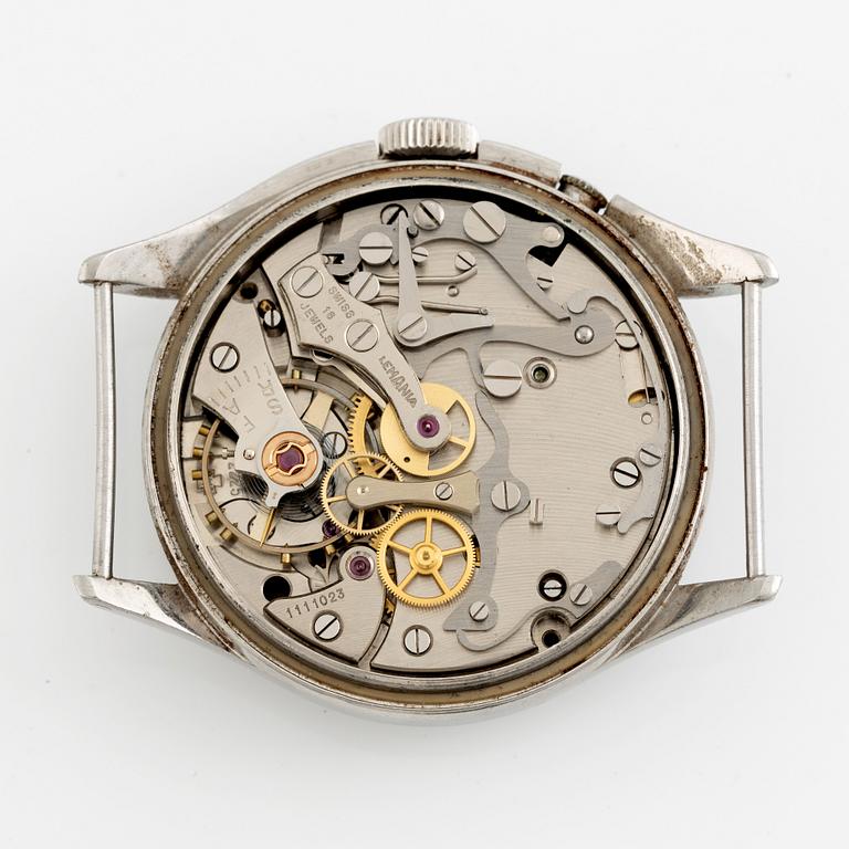 Lemania, "Tg 195", "Tre kronor", "Tropical Dial", ca 1958.