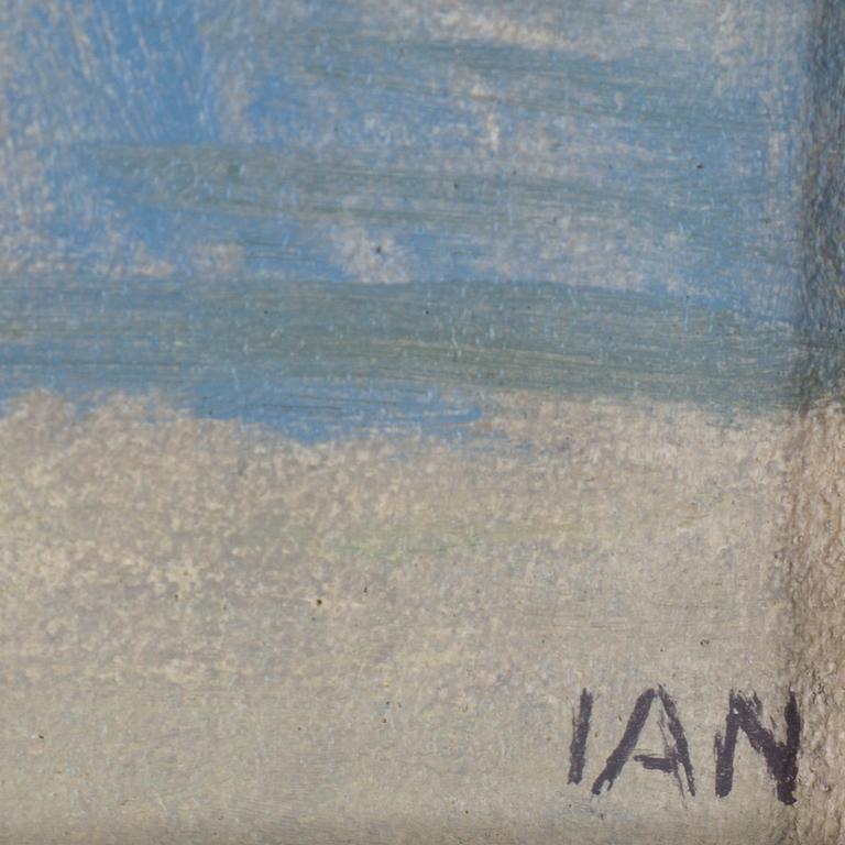 IAN RUSTH, oil on canvas, signed.