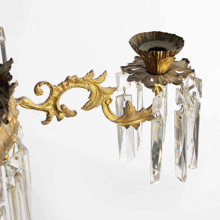 A chandelier, late 19th Century.