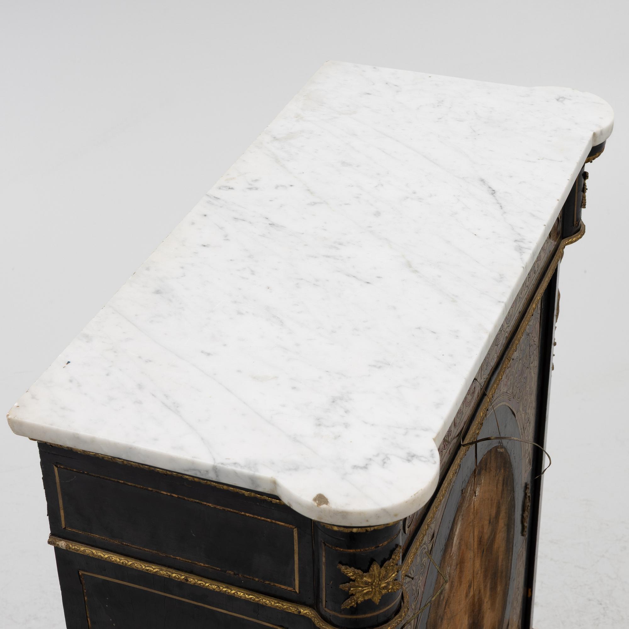Cabinet, Boulle style, France, late 19th century.