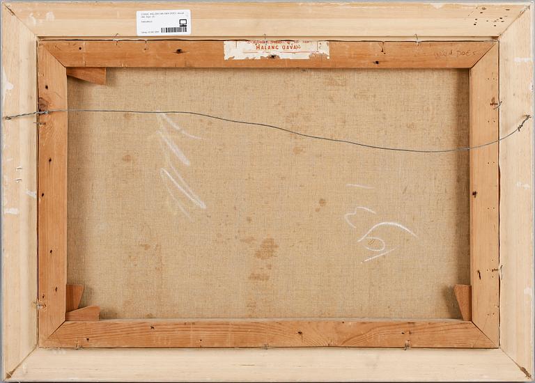 WILLEM VAN DER DOES, olja på duk. Sign.